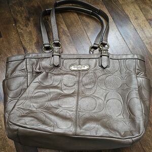 Bronze/Gold Coach Bag